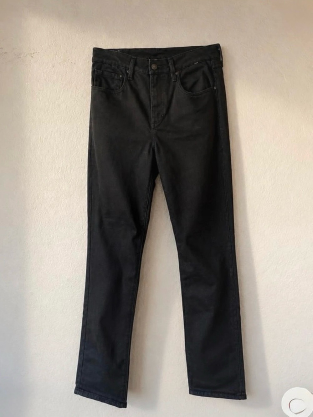 Levi's Black stretch Straight Leg Men's Jeans